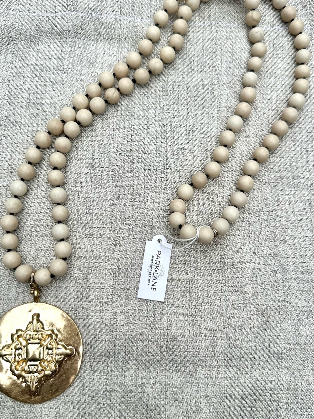 Park Lane Jewelry "Yellowstone" Marble Necklace